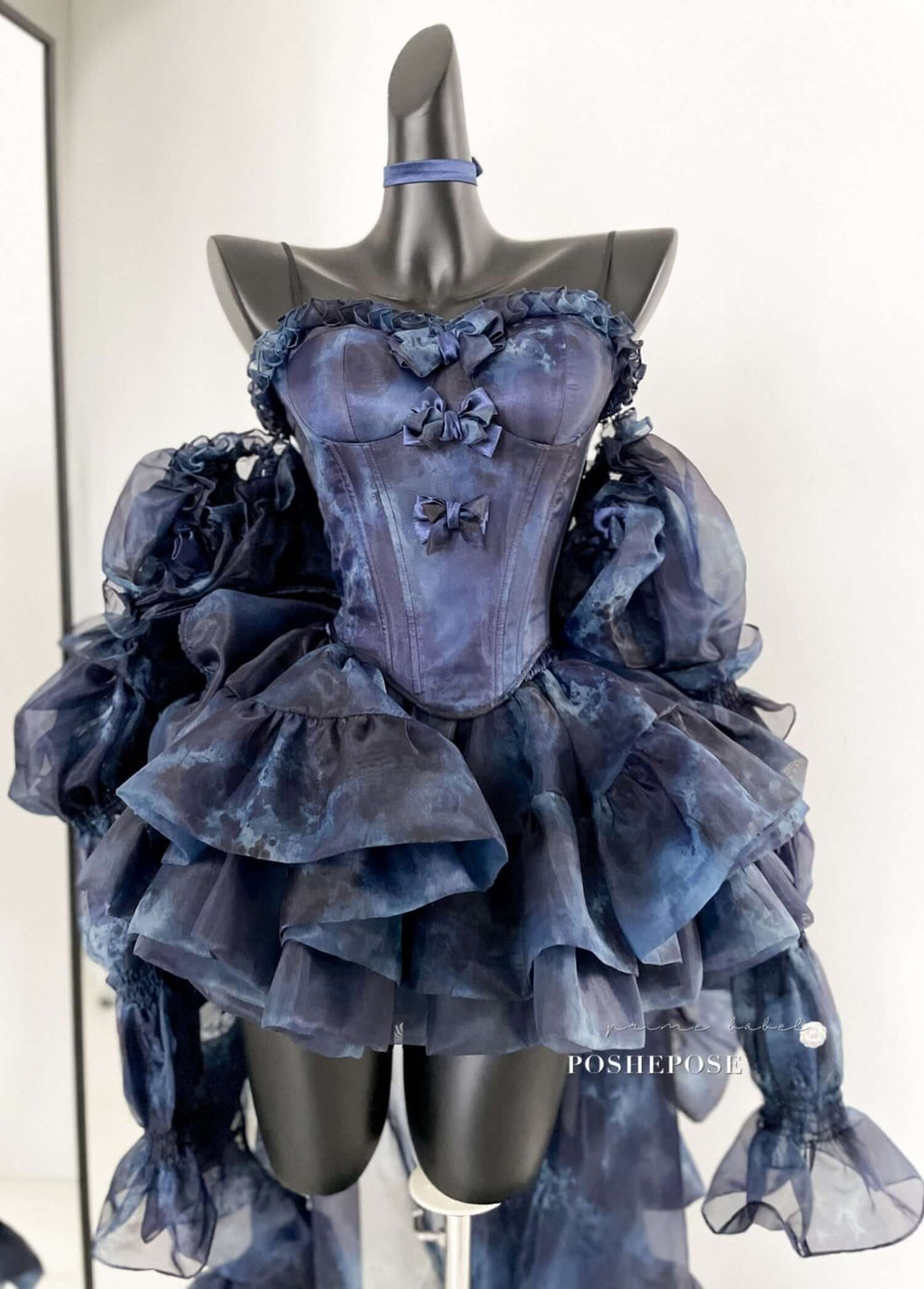 POSHEPOSE - Haute Couture Deep Sea Dress Limited Edition - POSHEPOSE image 5