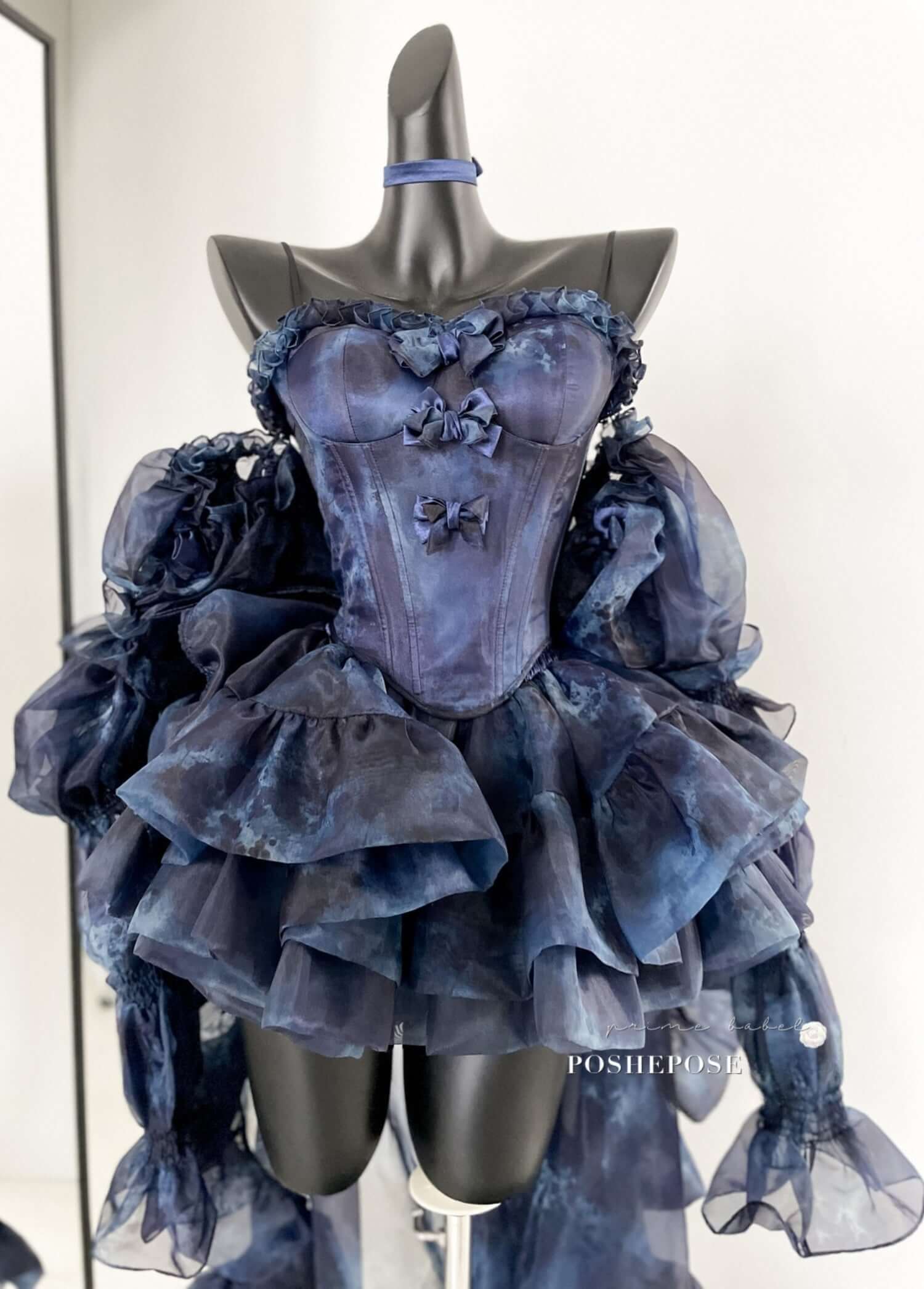 POSHEPOSE - Haute Couture Deep Sea Dress Limited Edition - POSHEPOSE image 5