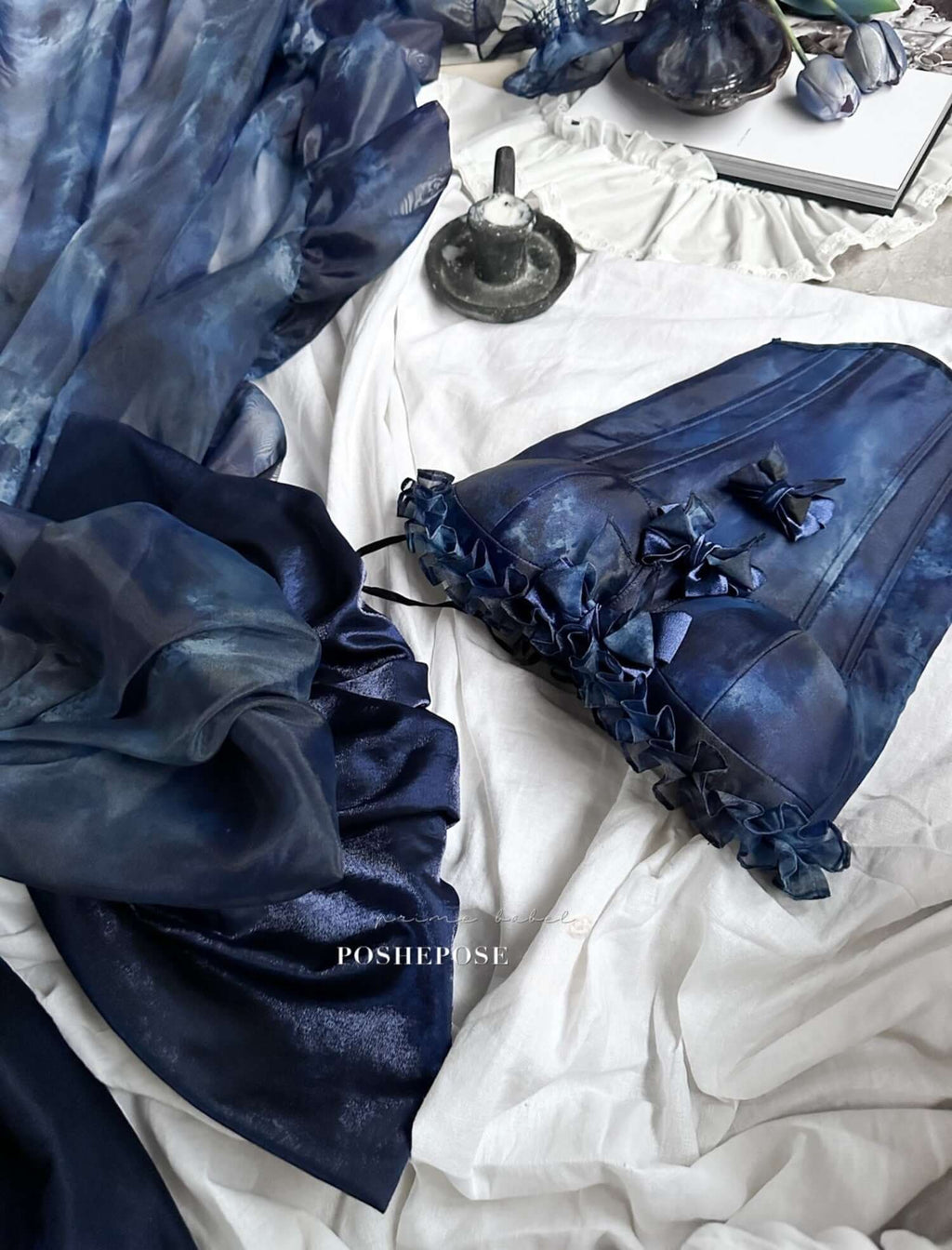 POSHEPOSE - Haute Couture Deep Sea Dress Limited Edition - POSHEPOSE image 12