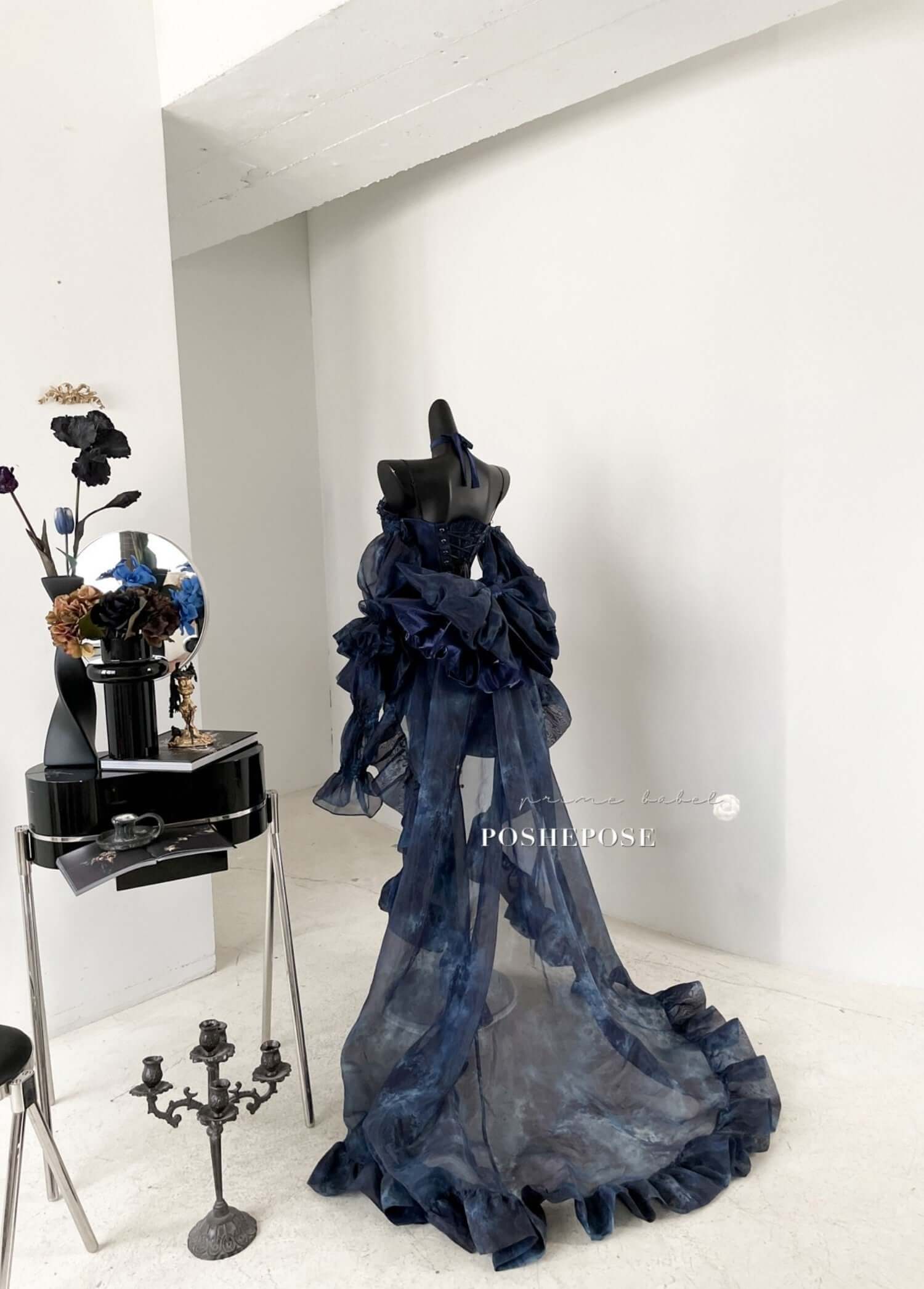 POSHEPOSE - Haute Couture Deep Sea Dress Limited Edition - POSHEPOSE image 4