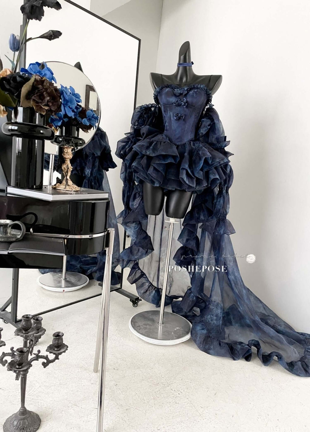 POSHEPOSE - Haute Couture Deep Sea Dress Limited Edition - POSHEPOSE image 3