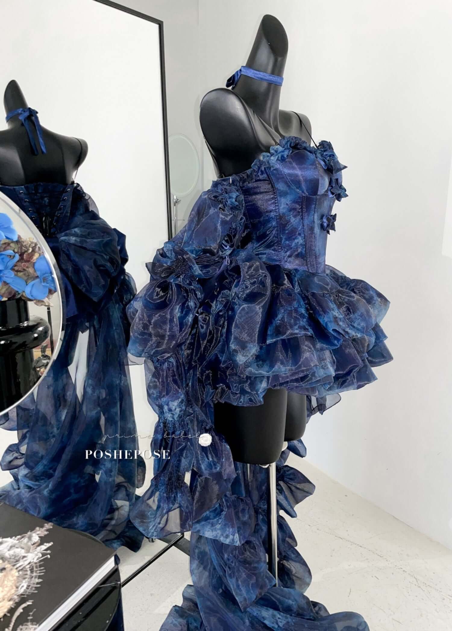 POSHEPOSE - Haute Couture Deep Sea Dress Limited Edition - POSHEPOSE image 6