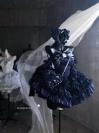 POSHEPOSE - Hidden Fox Dress Navy Edition Set - POSHEPOSE image 8