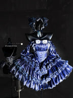 POSHEPOSE - Hidden Fox Dress Navy Edition Set - POSHEPOSE image 5
