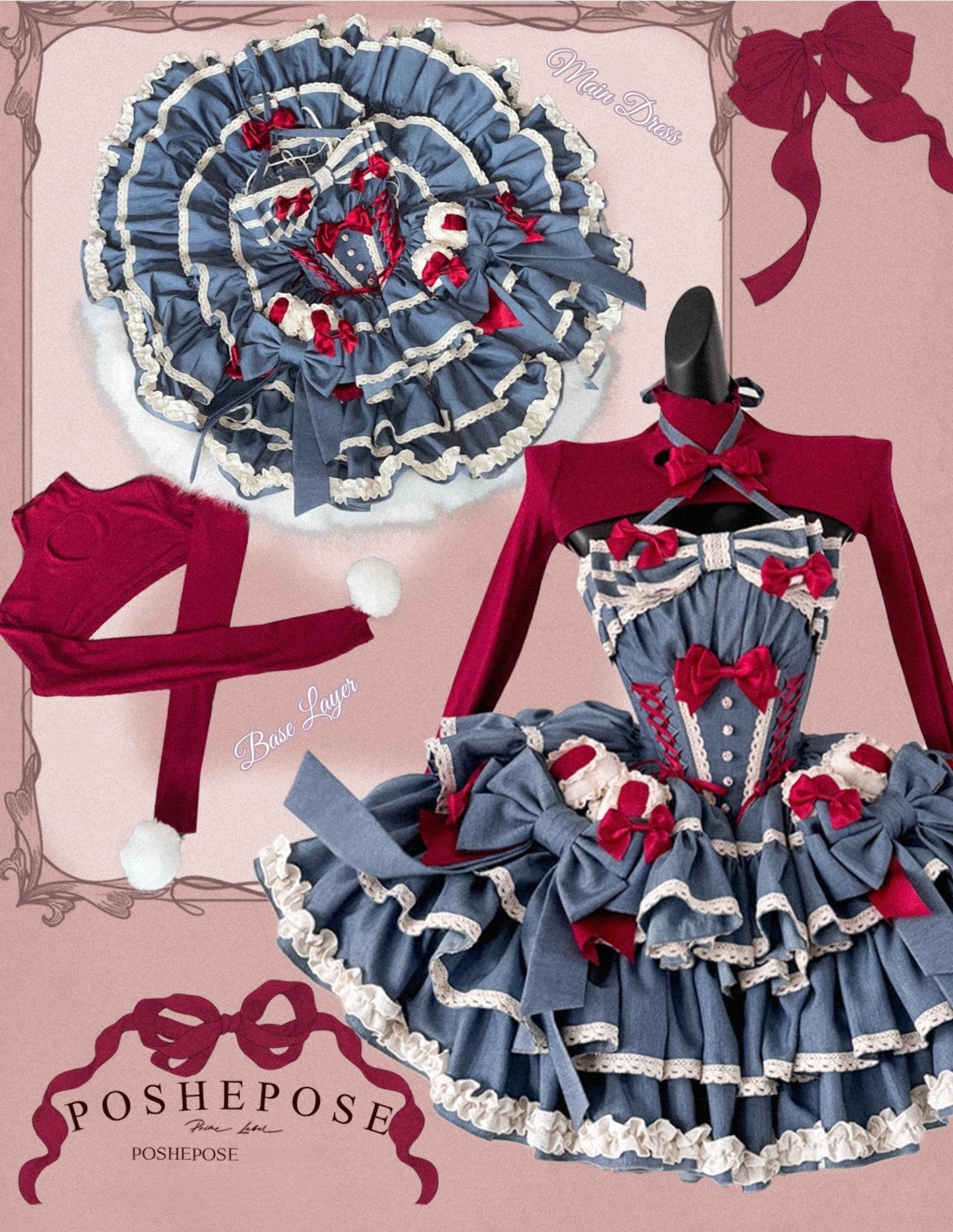 POSHEPOSE - Milk Bunny Theater Dress - POSHEPOSE image 4