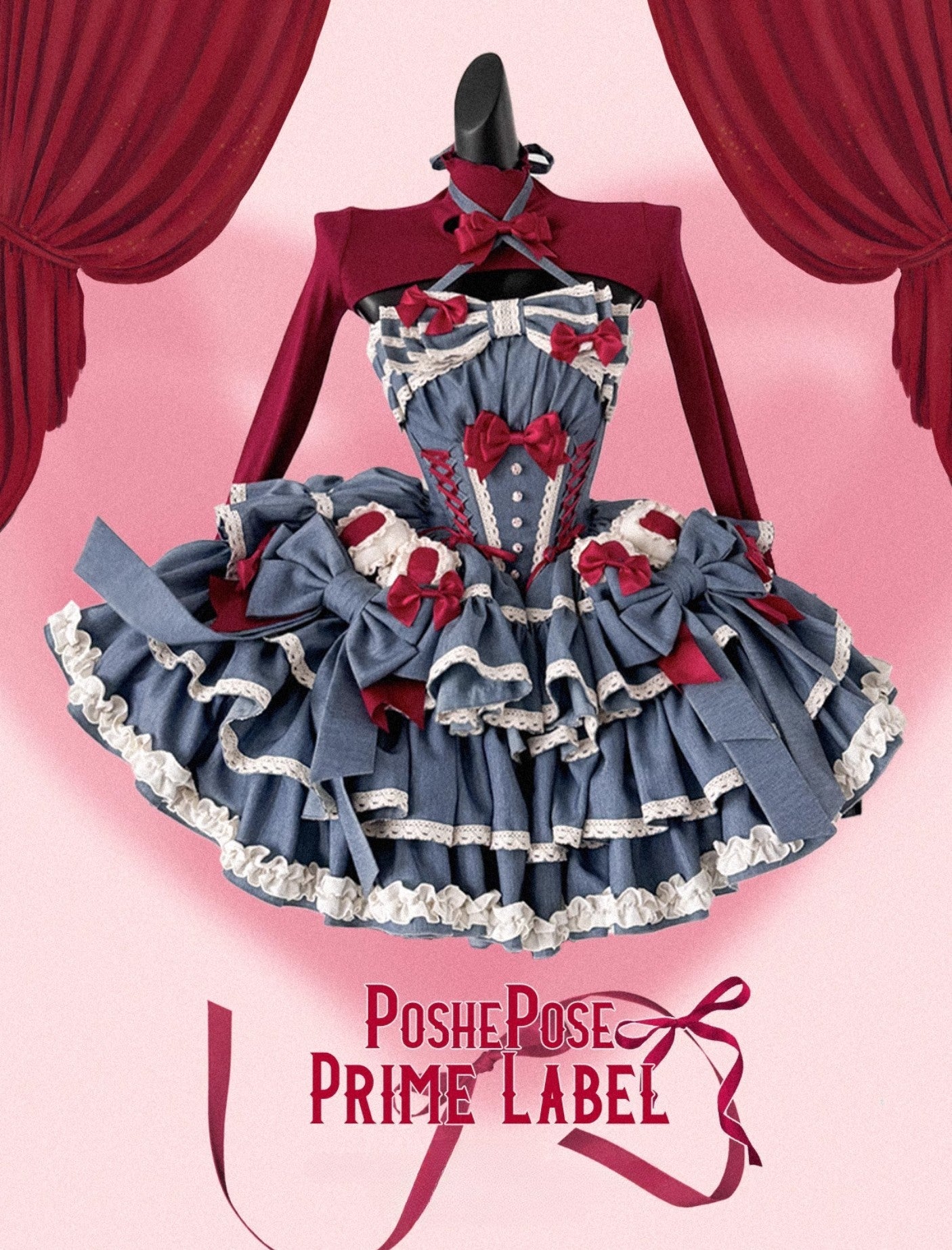 POSHEPOSE - Milk Bunny Theater Dress - POSHEPOSE image 2