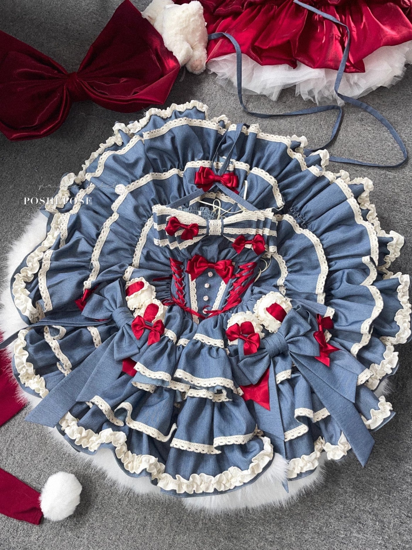 POSHEPOSE - Milk Bunny Theater Dress - POSHEPOSE image 10