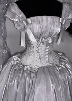 POSHEPOSE - Luminous Moon Silver Antique Long Dress - POSHEPOSE image 7