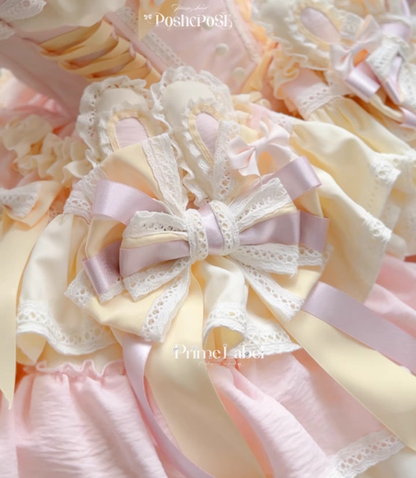 POSHEPOSE - Soufflé Milk Bunny Candy Dress - POSHEPOSE image 5