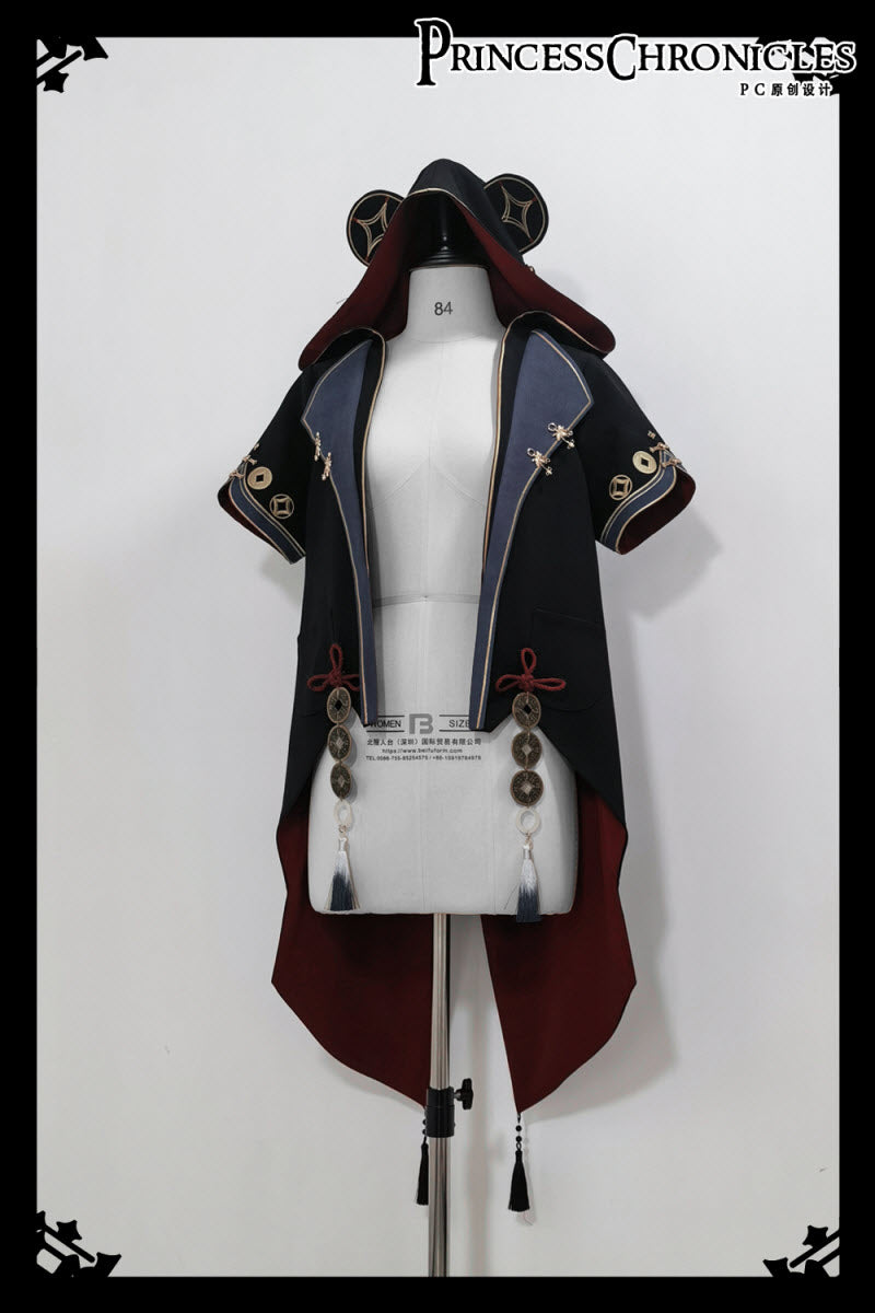 Bringing in Wealth and Fortune Ouji Jacket, Blouse and Shorts - image 3
