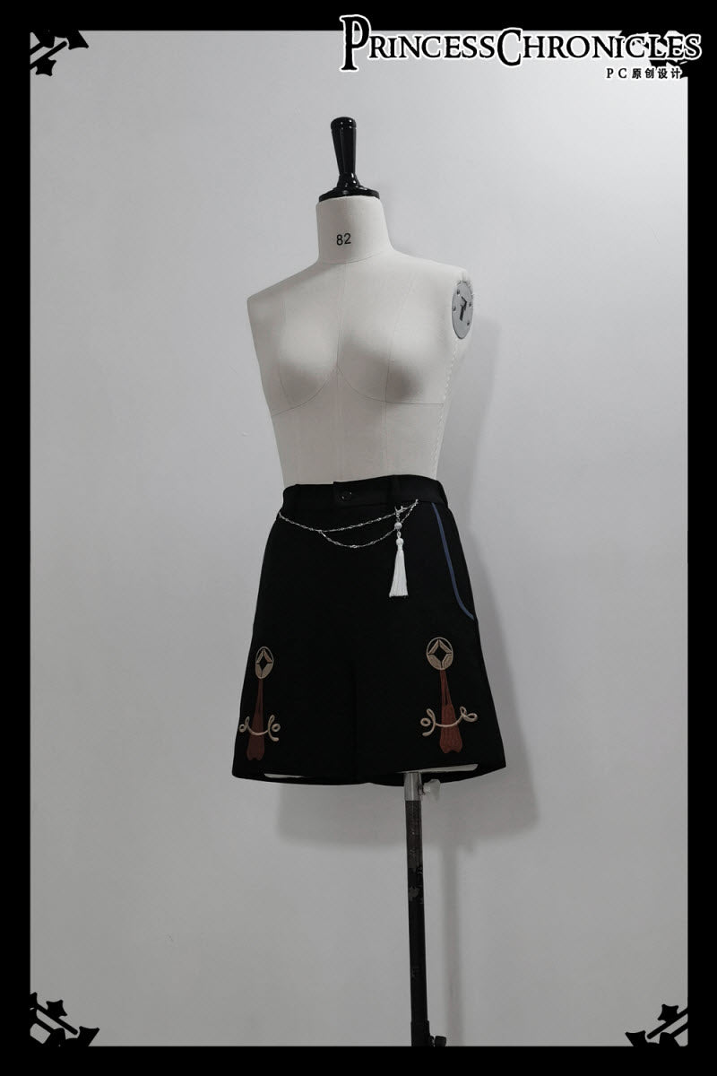 Bringing in Wealth and Fortune Ouji Jacket, Blouse and Shorts - image 6