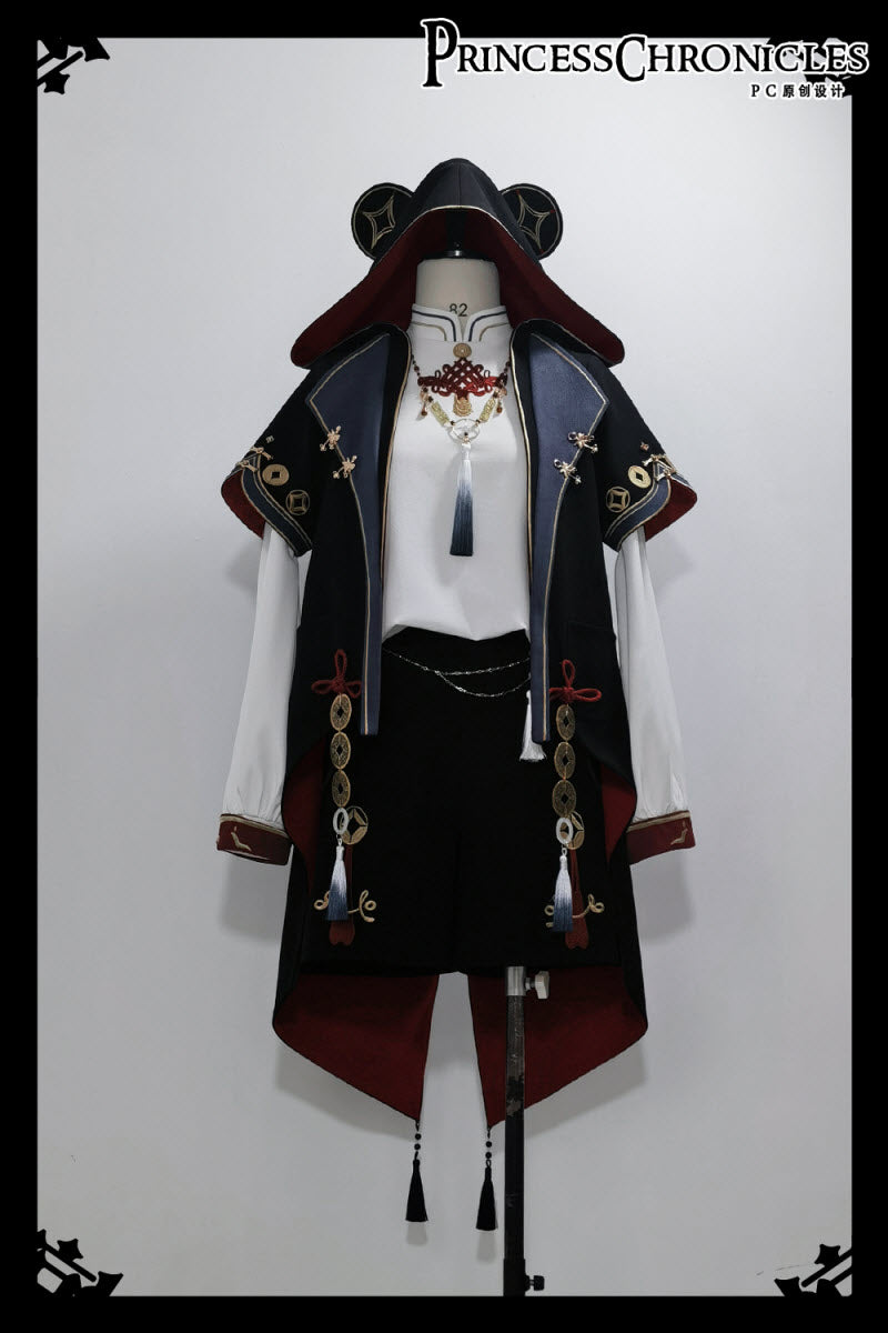 Bringing in Wealth and Fortune Ouji Jacket, Blouse and Shorts - image 8
