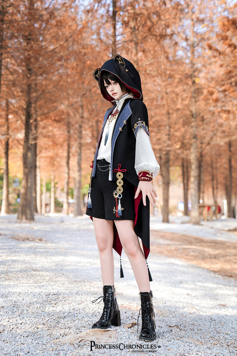 Bringing in Wealth and Fortune Ouji Jacket, Blouse and Shorts - image 23