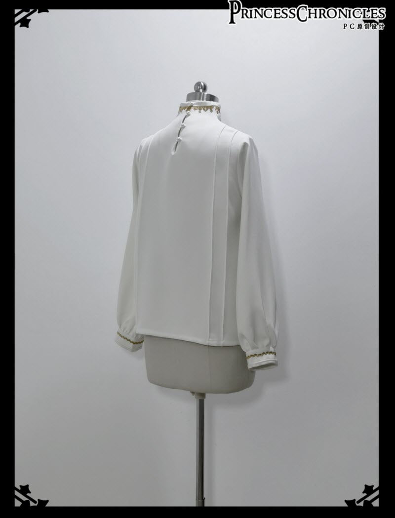 Cangzhu Chinese-Inspired Ouji Jacket, Blouse and Shorts - image 4