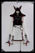 White Fox Hanfu Ouji Jacket, Sleeveless Blouse and Shorts - image 13