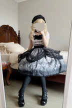 Decaying Garden - Gothic Lolita OP Dresses with Matching Accessories - image 10