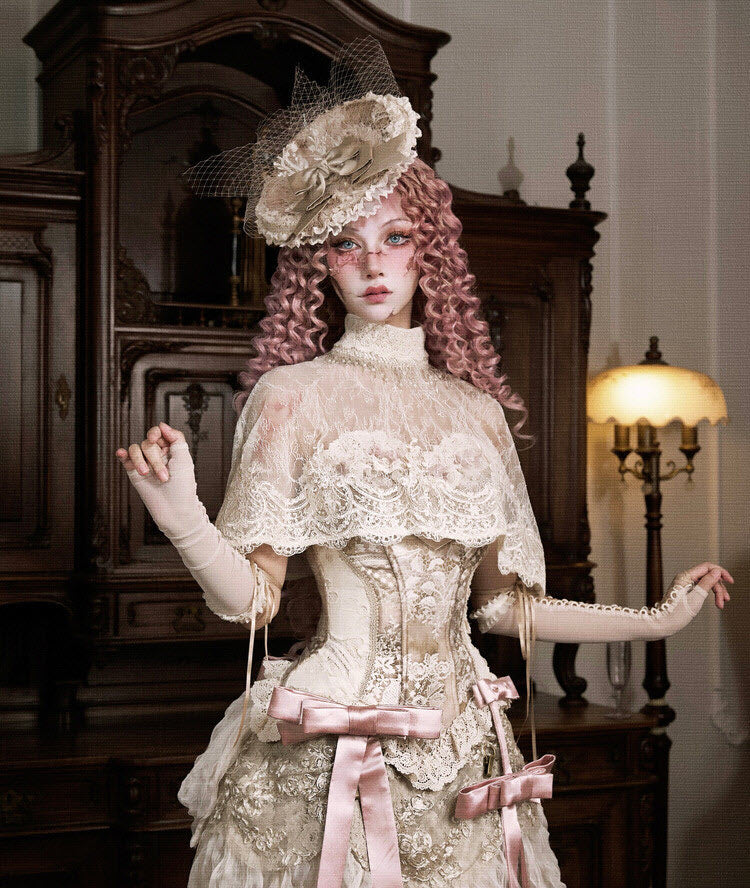 Cupid's Verse-Casket - Victorian Lace Lolita Cape & Necklace Collection - image 10