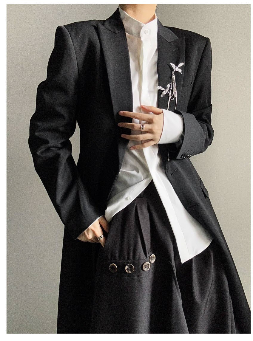 Vintage Echo - Long Ouji Suit Jacket - image 10
