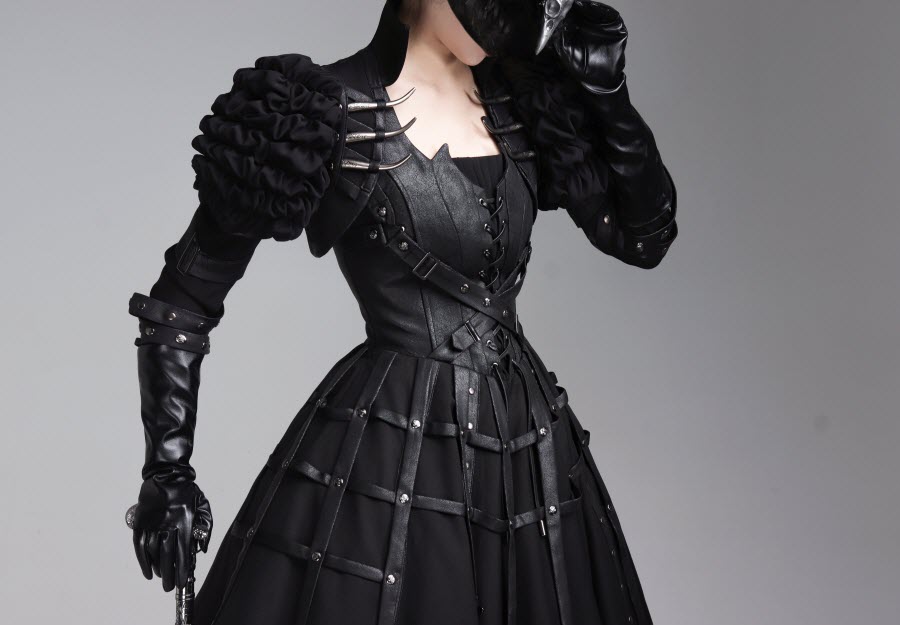 Wilde Jagd - Structured Gothic Lolita Bolero & JSK Set - image 10