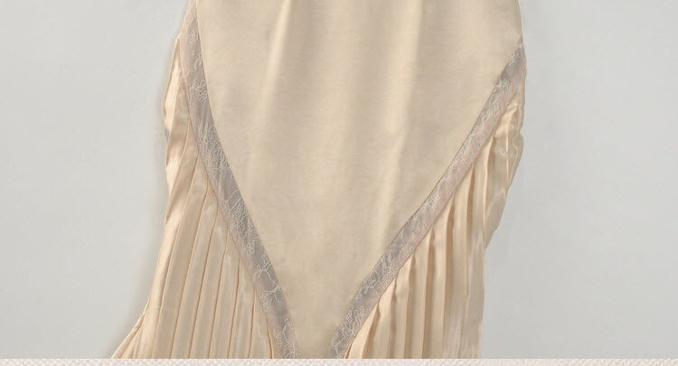 Cupid's Verse-Casket - Rococo Crinkled Satin Fishtail Skirt - image 11