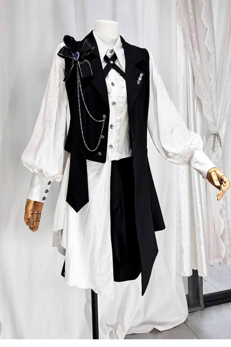 Tea Concerto - Ouji Vest, Blouse & Shorts Full Set - image 11