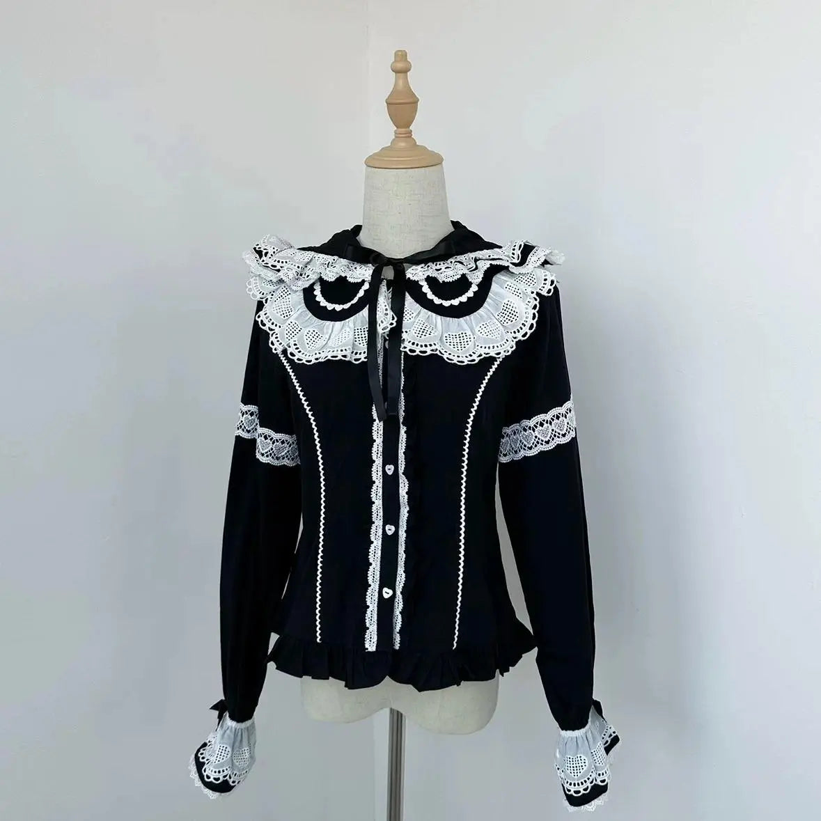 Baby Rabbit - Detachable Rabbit-Ear Hood Lolita Blouse - image 11