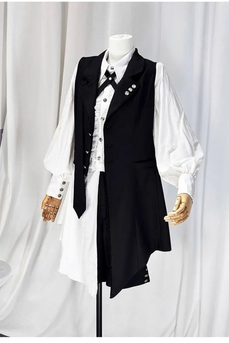 Tea Concerto - Ouji Vest, Blouse & Shorts Full Set - image 12