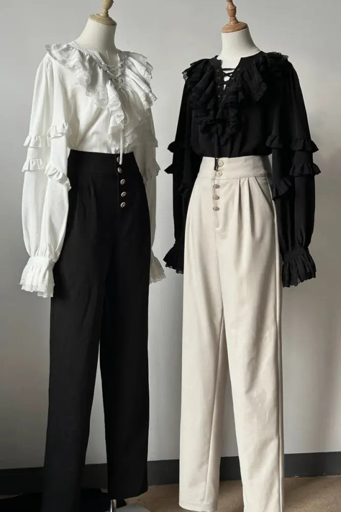 The Genesis and The Last Century - Ouji Lolita Blouse, Vest, Skirt and Trousers - image 12