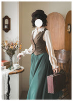 The Woodland Basket 4.0 - Long Classic Lolita Skirt with Matching Headbow - image 12
