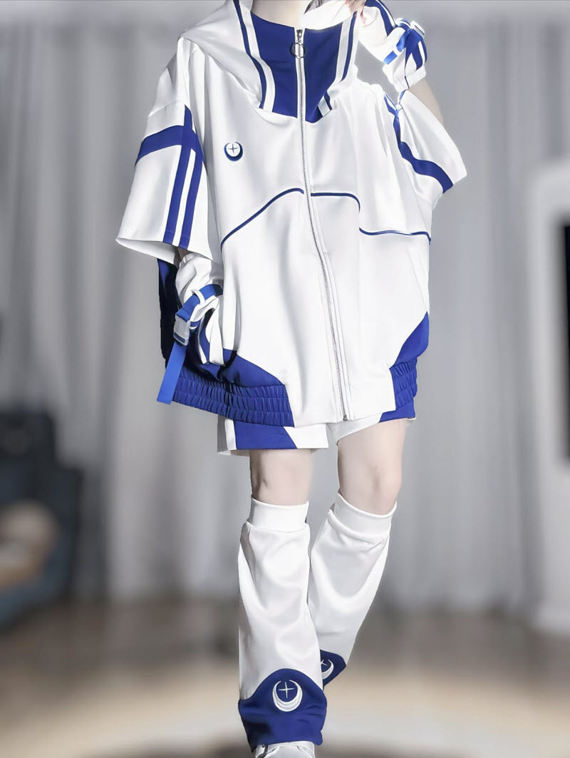 Star and Moon Academy Ouji Hooded Jacket & Shorts Coordinate - image 12