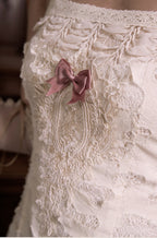 Cupid's Verse-Casket - Heart-Bow Cut-Out Lace Lolita Slip Dress - image 12