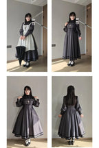 Raven Messenger - Plus Size Gothic Lolita OP with Optional Hat - image 12
