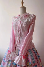 Baby Rabbit - Detachable Rabbit-Ear Hood Lolita Blouse - image 13