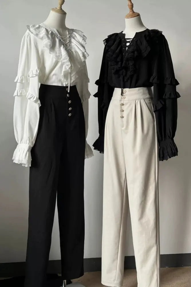 The Genesis and The Last Century - Ouji Lolita Blouse, Vest, Skirt and Trousers - image 13