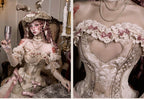 Cupid's Verse-Casket - Heart-Shaped Rococo Lolita Corset & Matching Pieces - image 13