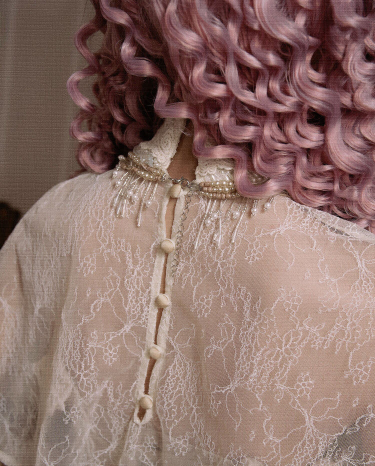 Cupid's Verse-Casket - Victorian Lace Lolita Cape & Necklace Collection - image 13