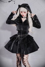 The Crocodile Evolved Cat - Gothic Lolita JSK and Matching Pieces - image 13