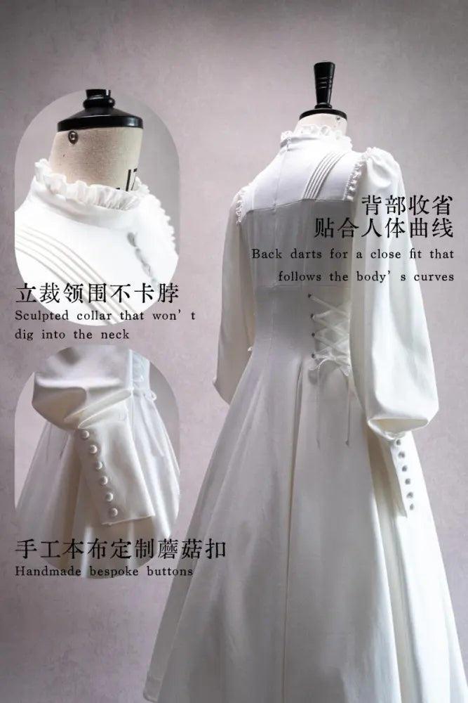 Raven Messenger - Plus Size Gothic Lolita OP with Optional Hat - image 13