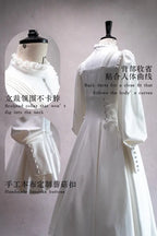Raven Messenger - Plus Size Gothic Lolita OP with Optional Hat - image 13