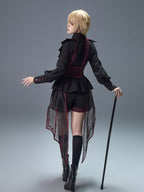 Batwing Vampire - Gothic Ouji Shirt & Shorts Coordinate - image 14