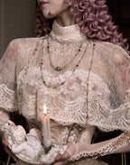 Cupid's Verse-Casket - Victorian Lace Lolita Cape & Necklace Collection - image 14