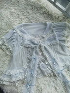 Dot Tulle - Tiered Classic Lolita JSK & Cardigan Coordinate and Accessories - image 14