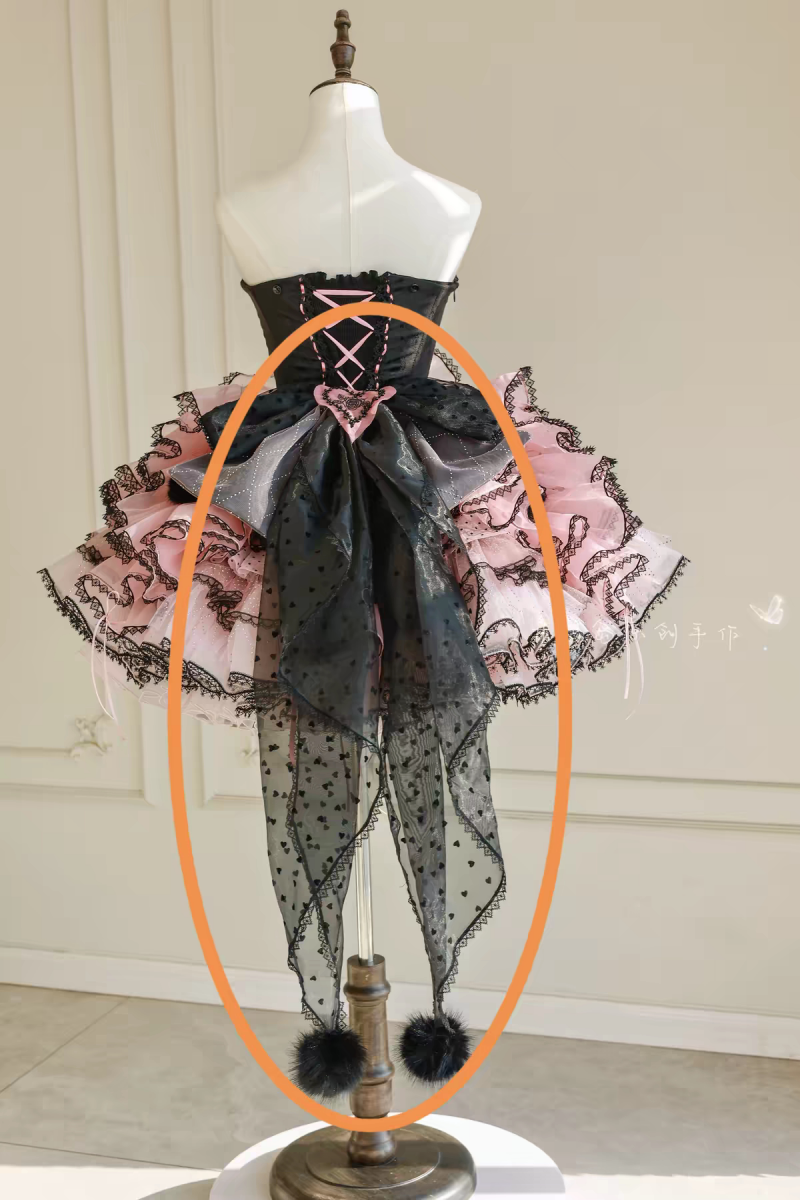 Rock Sweetheart - Gothic Witch Lolita JSK Full Set - image 15