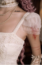 Cupid's Verse-Casket - Heart-Bow Cut-Out Lace Lolita Slip Dress - image 15