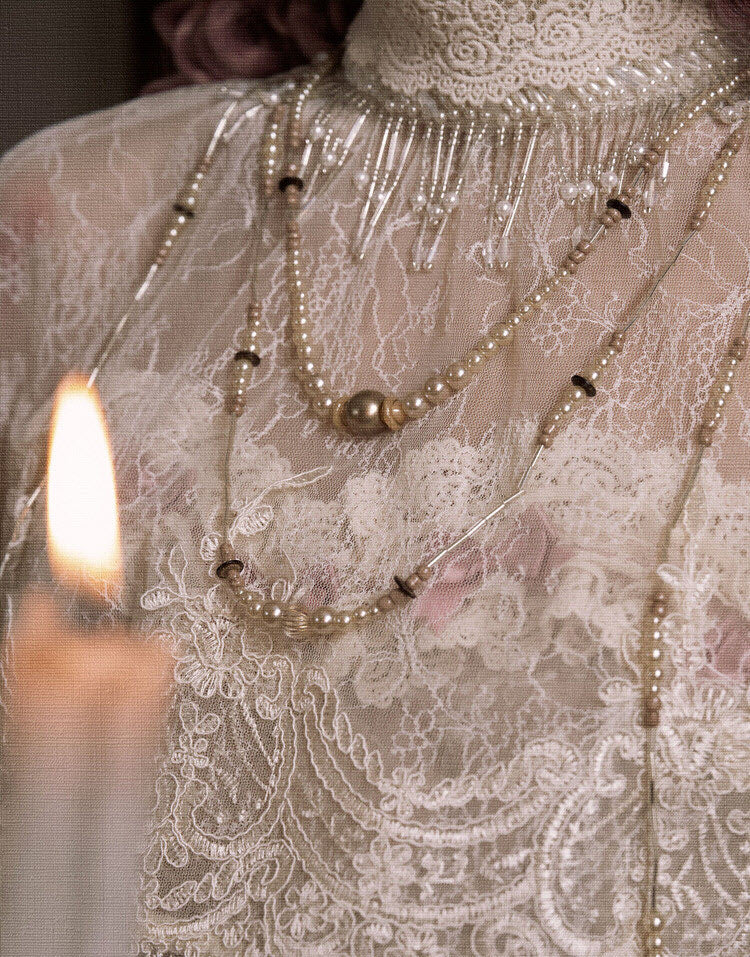 Cupid's Verse-Casket - Victorian Lace Lolita Cape & Necklace Collection - image 15