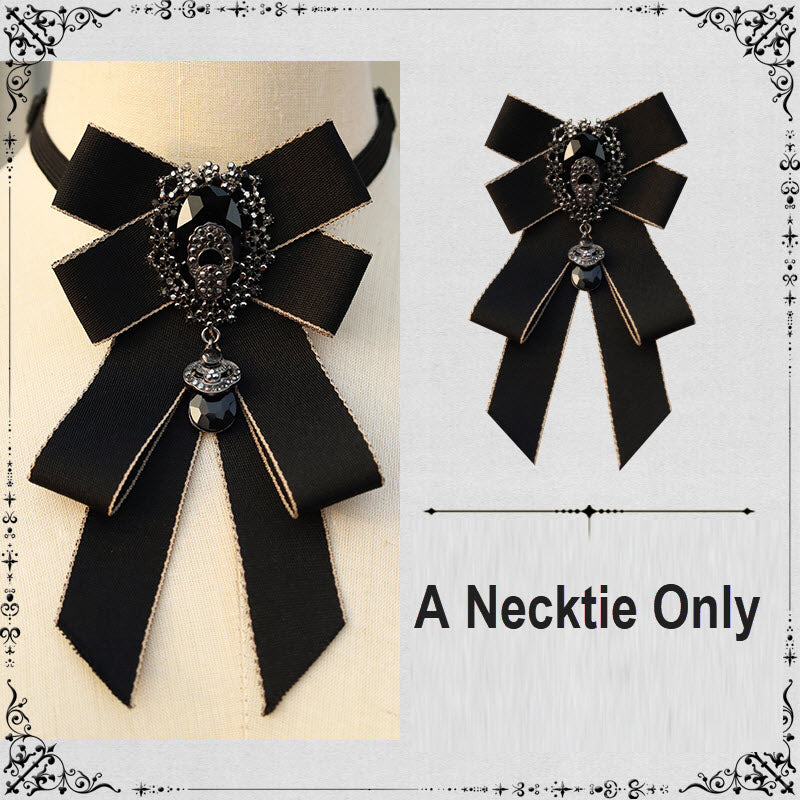 Poems of the Dark Night - Gothic Lolita JSK, Jacket and Blouse Coordinate - image 15