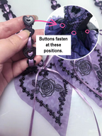 Rock Sweetheart - Gothic Witch Lolita JSK Full Set - image 17