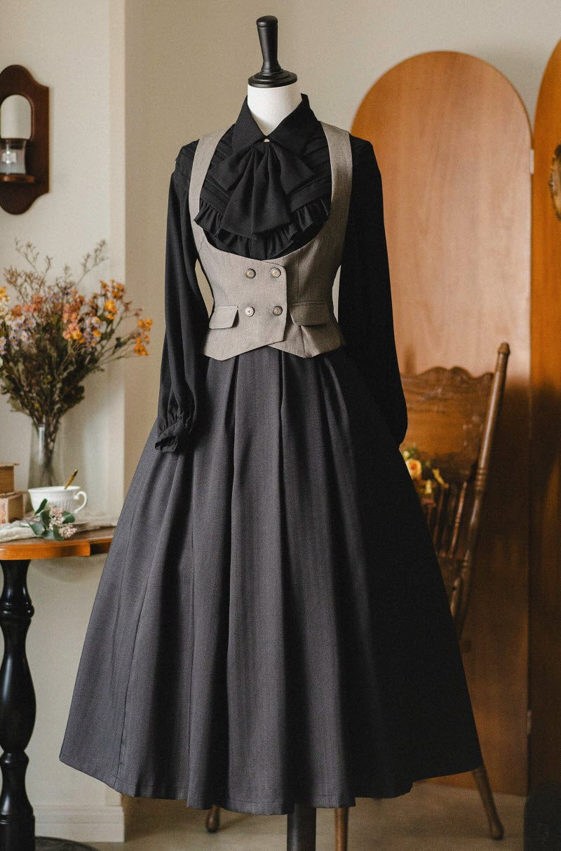 The Woodland Basket 4.0 - Long Classic Lolita Skirt with Matching Headbow - image 18