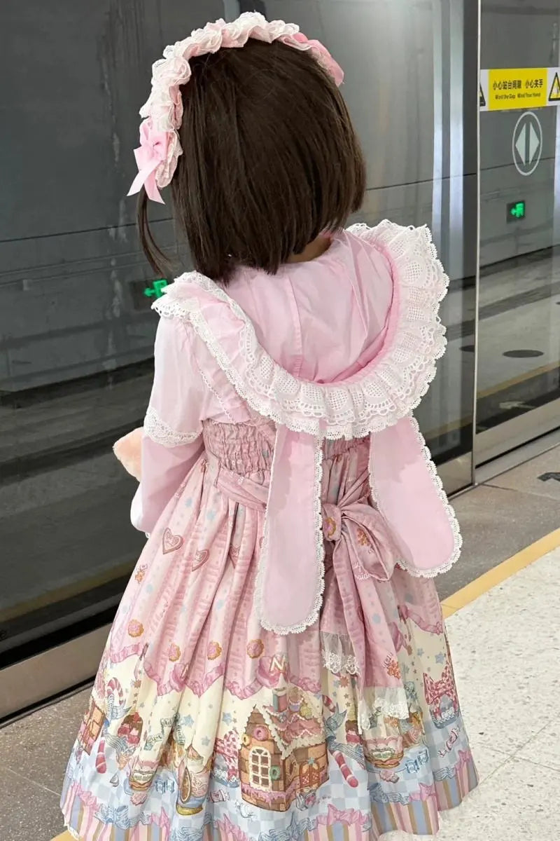 Baby Rabbit - Detachable Rabbit-Ear Hood Lolita Blouse - image 18