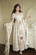 Sacred Coronation - Regency Empire Dress, Shawl & Necklace Options and Accessories - image 18